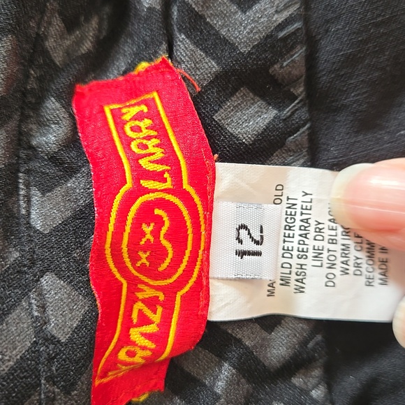 Krazy Larry pull on pants sz 12 - Picture 3 of 3